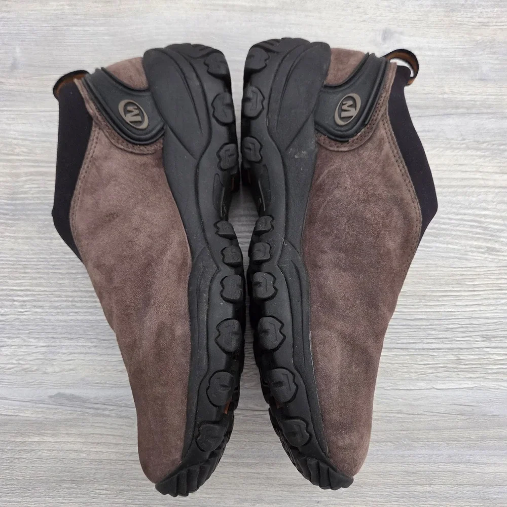 Merrell Satellite Moc Brown Gore-Tex Waterproof Suede Shoes Mens 9